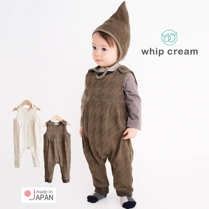 ベビーベスト75cm-85cm90cm-100cm【日本製】ホイップクリーム千鳥リンクスリバーシブルベストベビー服子供服男の子女の子アウターベストボア上着羽織防寒春秋冬服おしゃれかわいいギフト出産祝いクリスマス