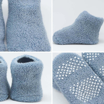 ベビーソックス9cm-12cm日本製ホイップクリームくすみパイルソックスベビー服女の子男の子靴下ソックス春秋冬無地イエローパープルブルーふわふわもこもこモコモコモコモコ靴下おしゃれかわいいギフト出産祝い