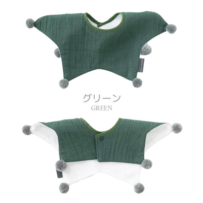 日本製スタイ防水赤ちゃん星型ぼん天スタイホイップクリーム女の子男の子新生児ビブベビースタイベビービブ前かけよだれかけ無地ベビー服春夏秋冬お出かけかわいいギフト出産祝いセレモニー入園祝い食事