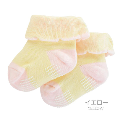 ベビーソックス9cm-12cm【日本製】クリームシャンティベビーペールトーンソックスベビー服男の子女の子新生児靴下ベビーソックスくつ下くつしたベビー靴下滑り止め春夏秋冬服おしゃれかわいいギフト出産祝いクリスマス