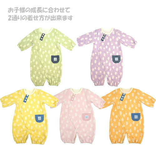 ツーウェイオールかわいいおしゃれ春夏秋冬男の子女の子新生児服