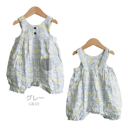 ノースリロンパースかわいいおしゃれ女の子男の子春夏秋