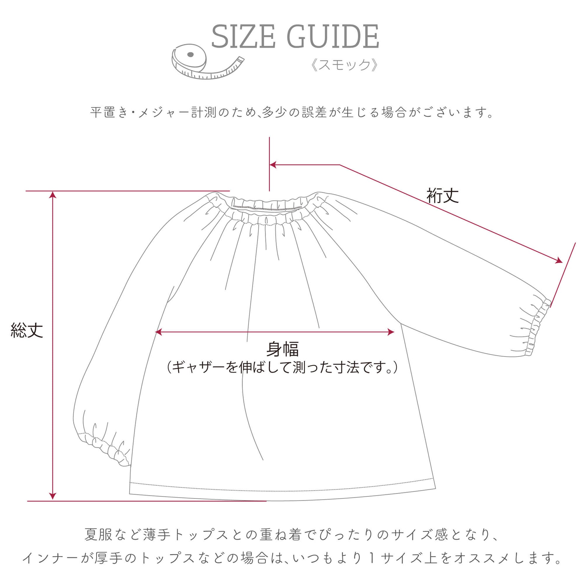 サイズガイド
